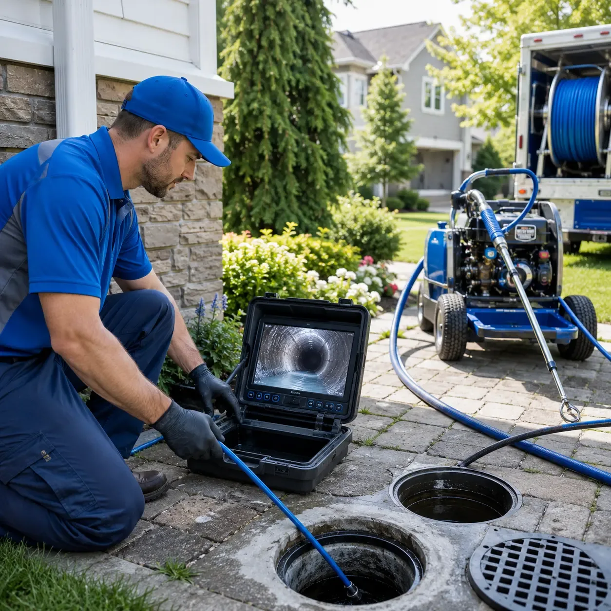Outdoor drain cleaning professionals serving Troy, NY