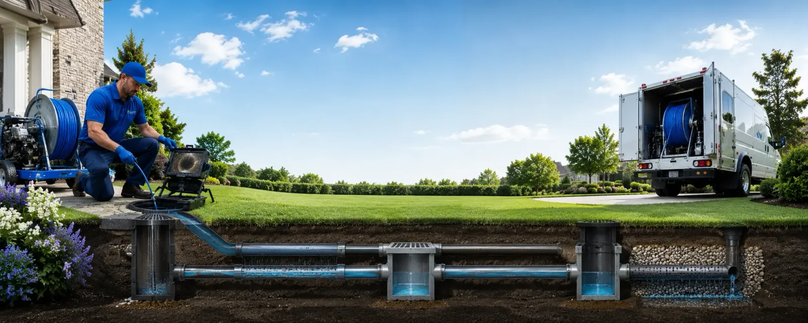 Outdoor drain cleaning information for Troy, NY